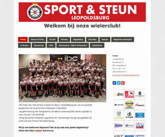 Dirk Van Bun Communicatie & Vormgeving - ontwerp - copywriting - Website Sport en Steun Leopoldsburg