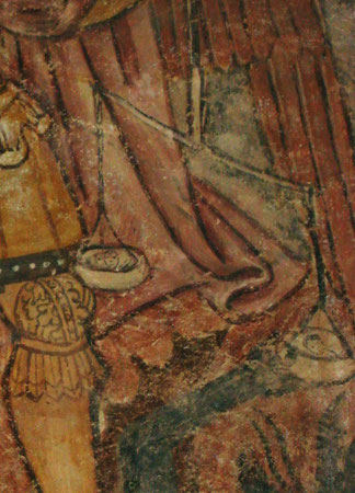 SERMANO Chapelle St Nicolas - fresque du 15è