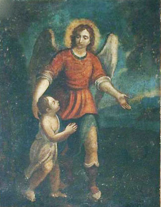 Bonifacio - Eglise Saint Dominique - Ange et Enfant - Art populaire