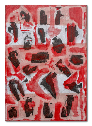 Peter AL Schrader, Der Schrei, Öl auf Leinwand, 50 x 70 cm, 2024