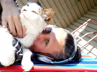 A childless German cat lady with an American cat