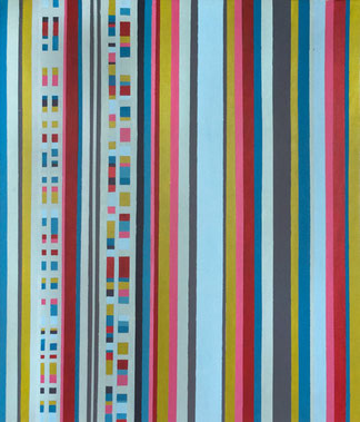Verschränkt II | 2020 | 60 x 50 cm | Acryl auf Leinwand 