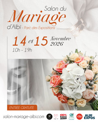 Salon du Mariage d'Albi 14 et 15 Novembre 2026