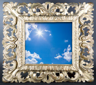 tableau miroir ciel 