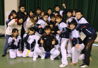 熊本大学選手団