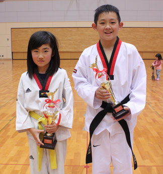 住大翔&増田愛奈選手 敢闘賞受賞