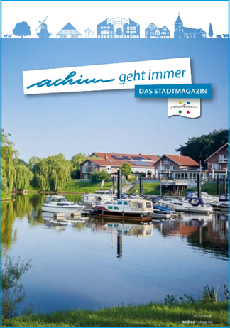 Broschüre Achim 2023/2024  - Herausgeber Stadt Achim