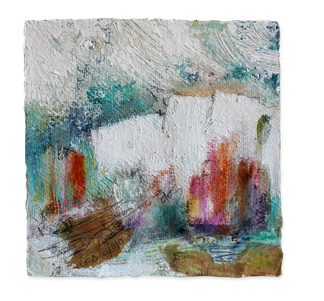 Tagebild Normandie, Mischtechnik, 15 x 15, 8/15