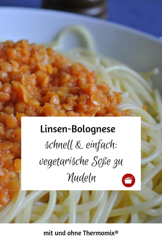 Linsen-Bolognese #linsen schnell & einfach vegetarische Soße zu Nudeln