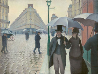Gustave Caillebotte, Paris Street, Rainy Day 1877, Art Institute of Chicago