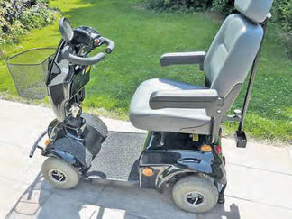 Dieser Scooter wird verlost. Viel Glück!