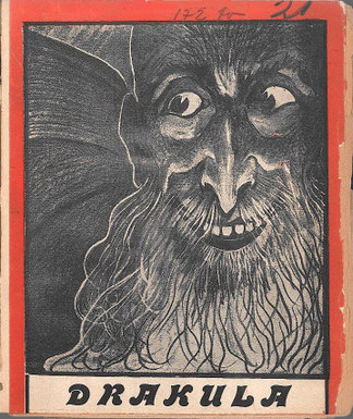Cover of the 1898 Hungarian book edition, Drakula