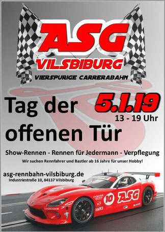 Vorankündigung als Poster und als Flyer
