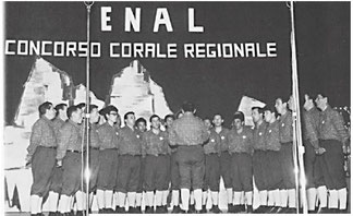 Il coro Soldanella al concorso ENAL di Bolzano nel 1968 si classifica al primo posto