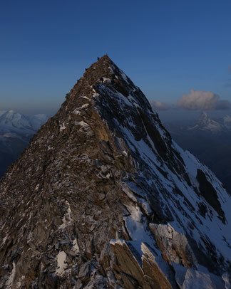 Täschhorn, Dom, Täschhorn-Dom Überschreitung, Täschhorn Dom-Überschreitung, Alphubel, Eisnase, Mischabeljoch Biwak, Mischabeljochbiwak, Mischabelgrat, Täschhorn NNE Grat, Dom S Grat