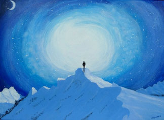 © Görzen "Mensch, ein Sandkorn im Universum"