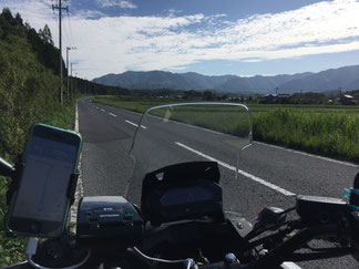 きれいな田園風景 蒲生郡日野町で