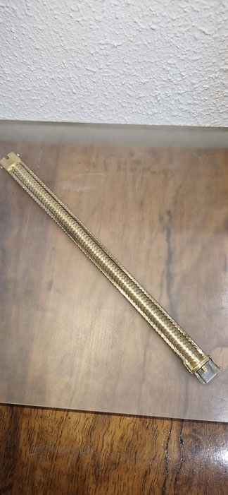 Armband Schlangenhaut 585er Gold