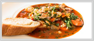 Zum Rezept Zuppa di Pesce - Italienische Fischsuppe mit Garnelen