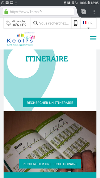 Le site internet du réseau KSMA s'enrichit d'un design responsive, lui offrant par la même occasion une version mobile.