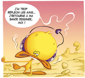 Réfléchir à un modèle économique, c'est épuisant pour un auteur de bd