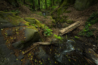 Moravany waterfall, Czech republic, ©2020