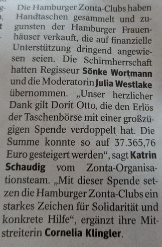 Erwähnung Hamburger Abendblatt 12.7.25