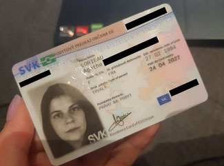 Je suis même devenue officiellement résidente de Slovaquie !