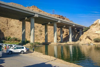 Oman, Arabien, Die Traumreiser, Wadi Shab, Oase, Fluss