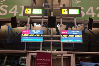Madrid, Flughafen, Santiago, Iberia, Die Traumreiser
