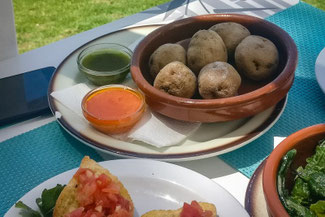 Teneriffa, Kanarische Inseln, Die Traumreiser, Essen, Runzelkartoffeln