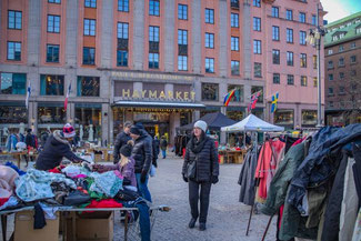 Stockholm, Schweden, Skandinavien, Die Traumreiser,  Flohmarkt, Hötorget Flohmarkt