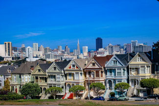 Painted Ladies, San Francisco, Kalifornien, USA