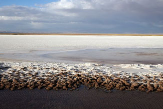 Salzsee, Atacama, Atacamawüste, Südamerika, Chile, Die Traumreiser