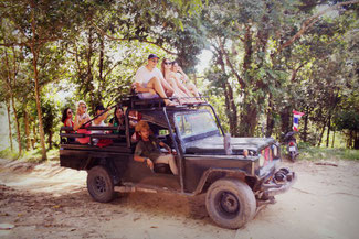 Mr. Ung's Jungle Safari, Koh Samui, Thailand, Jeep, Die Traumreiser
