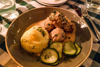 Stockholm, Schweden, Skandinavien, Die Traumreiser,  Slingerbulten, Restaurant, Köttbullar