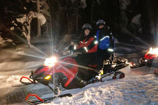 Lappland, Finnland, Finnisch Lappland, Die Traumreiser, Levi, Schneemobil