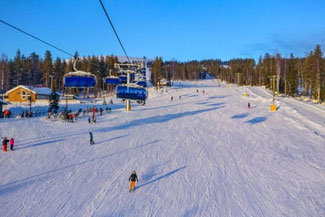 Lappland, Finnland, Finnisch Lappland, Die Traumreiser, Levi, Skifahren, Skigebiet