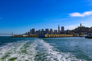 Fähre, Gefängnis, Boot, Insel, San Francisco, Kalifornien, USA