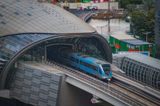 Dubai, VAE, UAE, Vereinigte Arabischen Emirate, Die Traumreiser, Metro, Bahnhof
