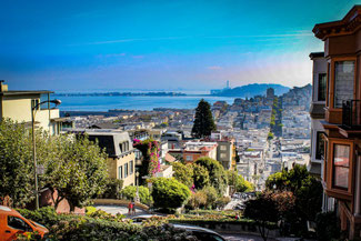 Lombard Street, San Francisco, Kalifornien, USA