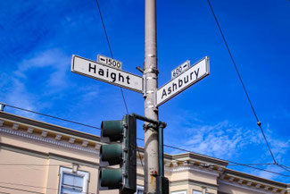 Haight & Ashbury, Hippies, San Francisco, Kalifornien, USA