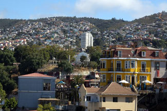 Hügel, Cerros, Valparaiso, Südamerika, Chile, Die Traumreiser