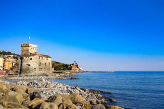 Italien, Italienische Riviera, Rapallo, Festung, Castello, Die Traumreiser