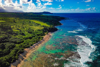 Larsen's Beach, Kauai, Hawaii, USA, Die Traumreiser