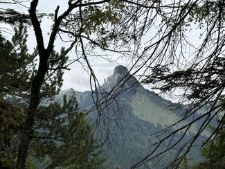 immer wieder schöner Blick auf den markanten Spitz