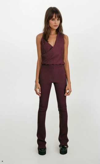 bordeaux jumpsuit for women