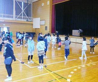 北条小学校での講演実習会