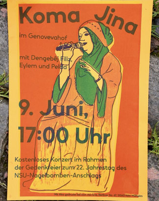 Plakat in Risographie Print