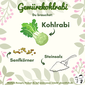 Gewürzkohlrabi - Gesunde Snackalternative für den Sommer